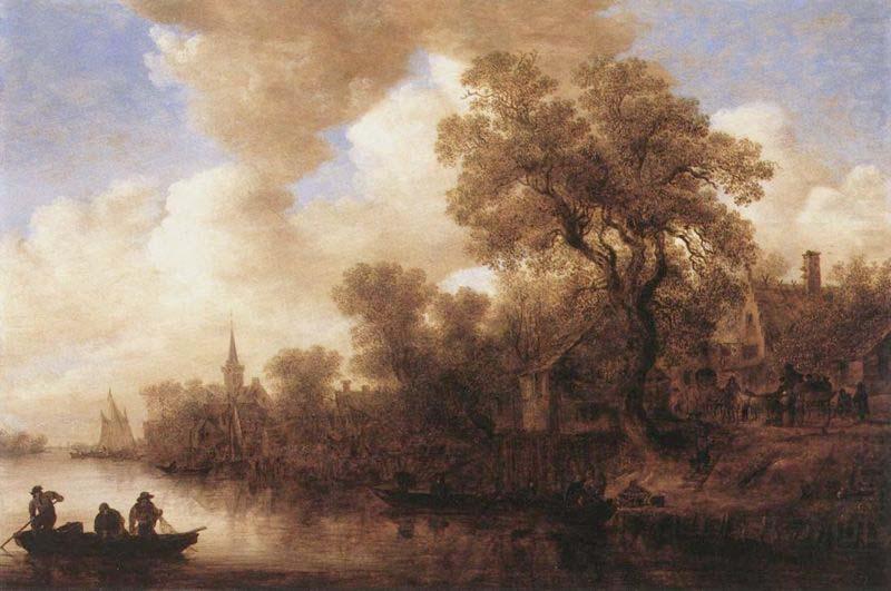 Jan van Goyen River Scene china oil painting image